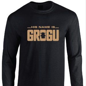 The Mandalorian His Name Is Grogu LS T-Shirt